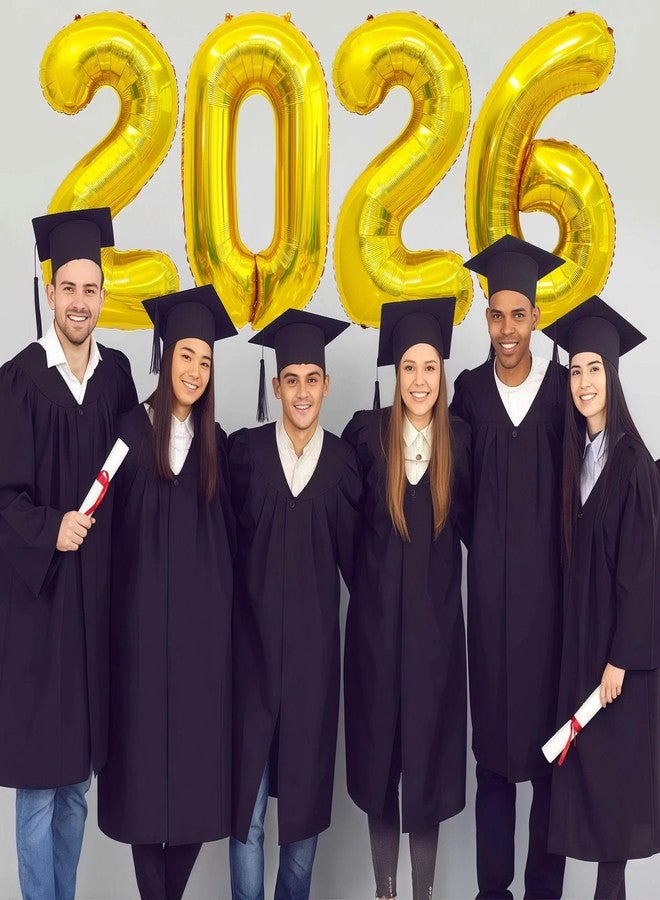 بي بي پوّل بالونات ذهبية تحمل الرقم 2026، بالونات فويل على شكل الرقم 2026 مقاس 40 بوصة، أرقام احتفالية للعام الجديد، لتزيين حفلات رأس السنة وحفلات التخرج. - Image 5